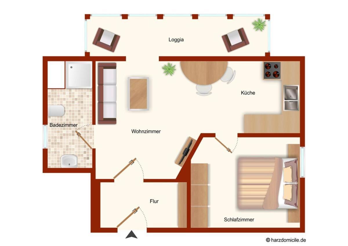 Apartment Sonnenschein In Der Harzer Flair Braunlage
